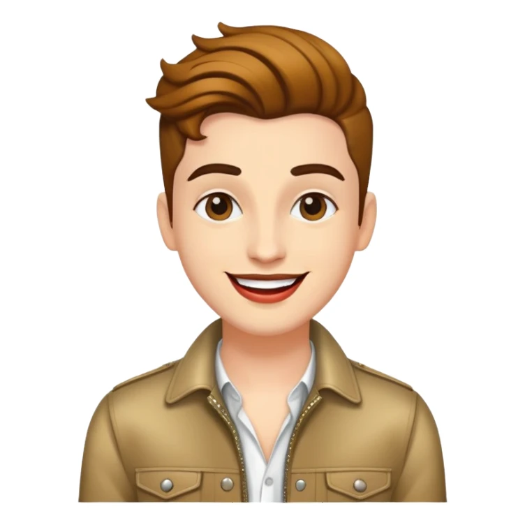 Happy Pop Music Singer dressed with style sticker