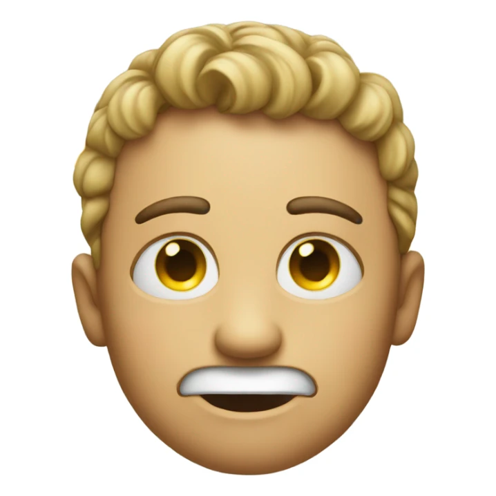 Emoji Face with a stars emoji instead of eyes sticker