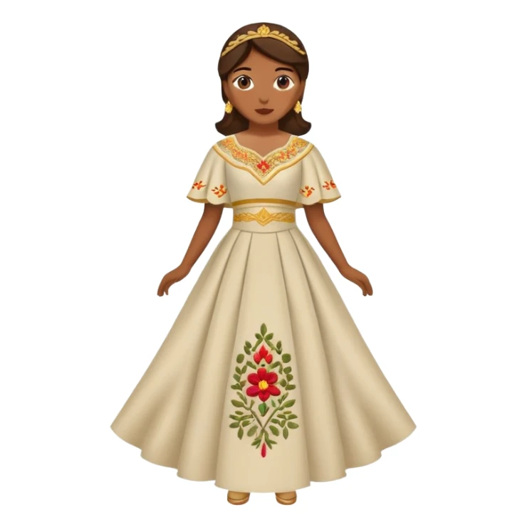 Filipiana dress sticker