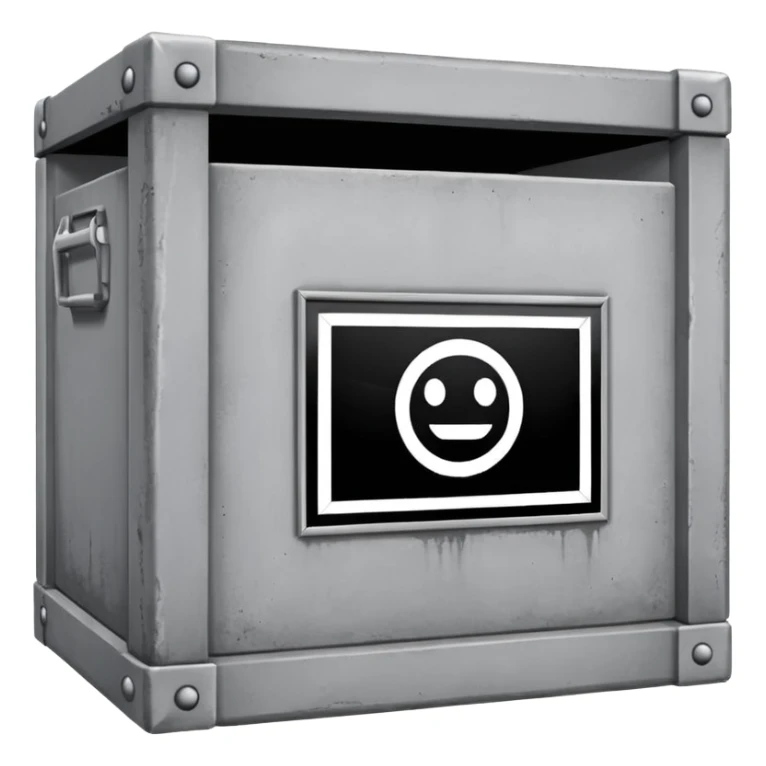 concrete container for casket to go inside of in the cemetery sticker