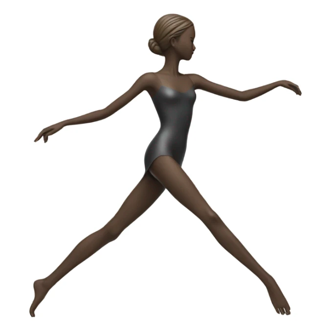 Girl figure sticker