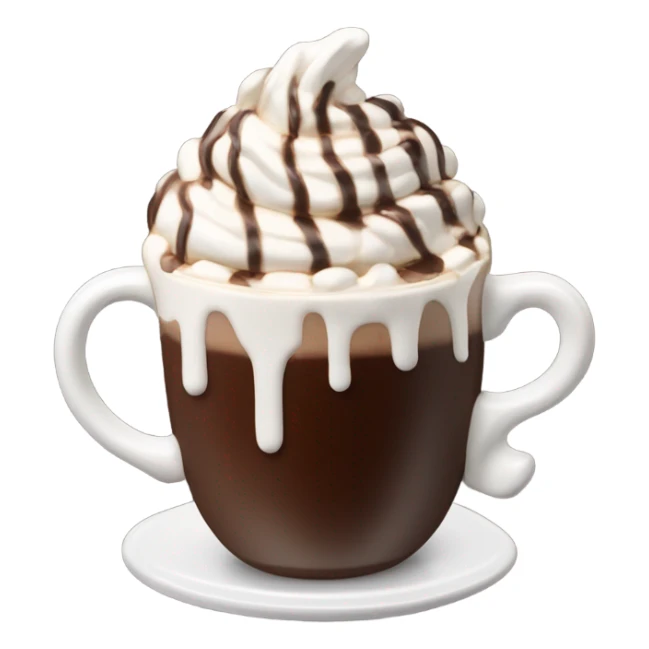 mug of hot chocolate sticker