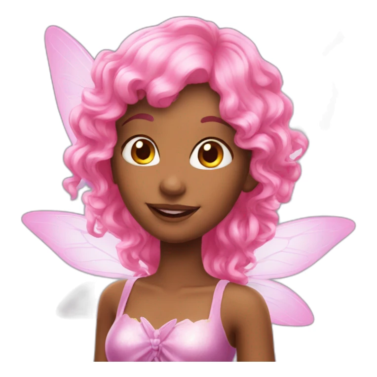 Magic Fairy with pink hair sticker