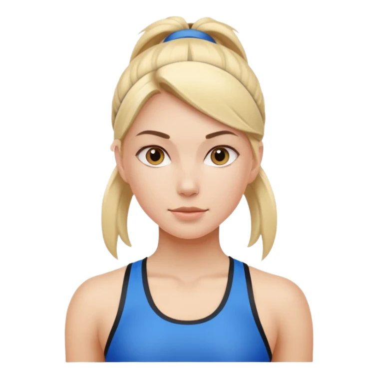 sporty girl sticker