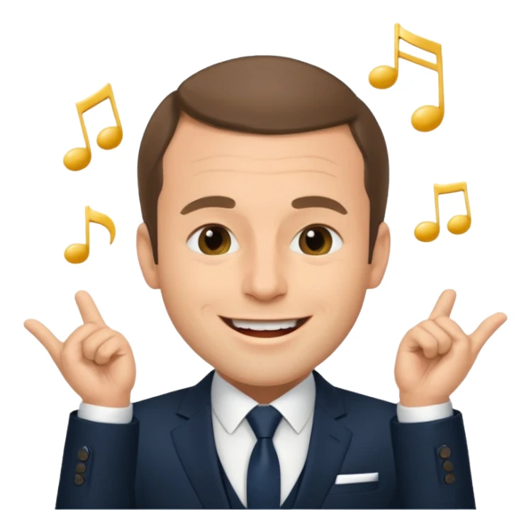 Macron qui tue tung tung tung sahur sticker