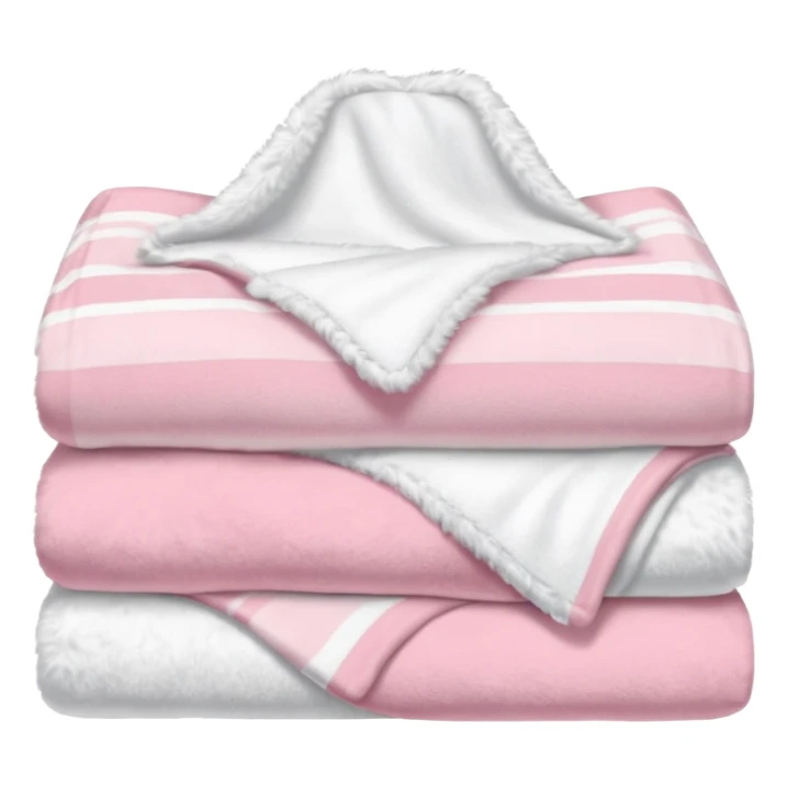 Pastel pink and white blanket  sticker