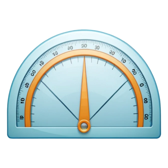 "📏" This emoji is for ruler. Then make an emoji for protractor. Which is real emoji type like the give sticker