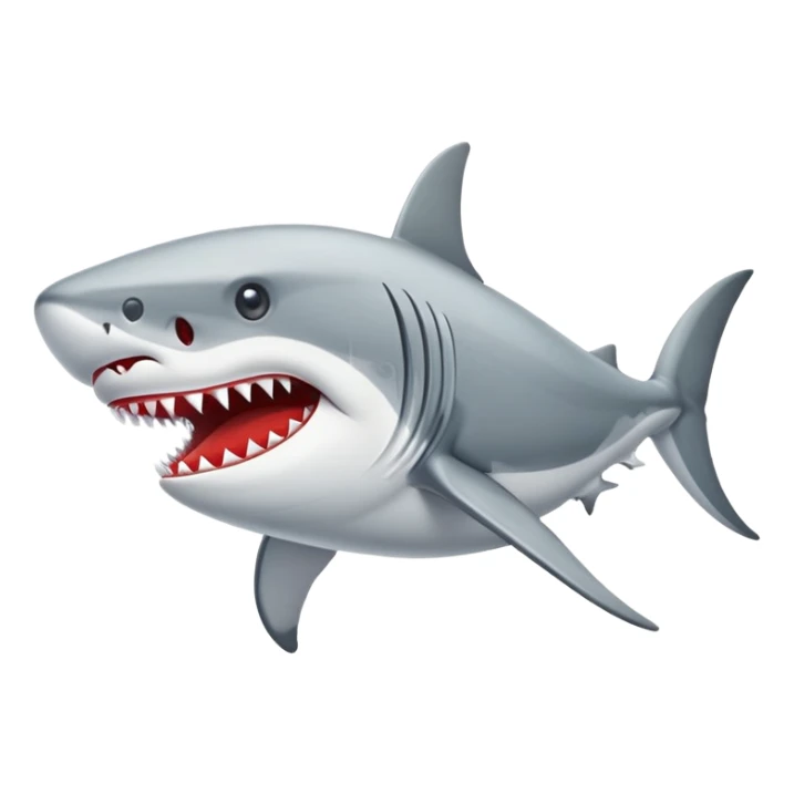 Tiburón con zapatillas Nike sticker