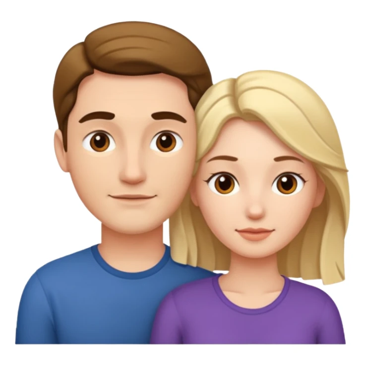 Naked man and woman laying together sticker