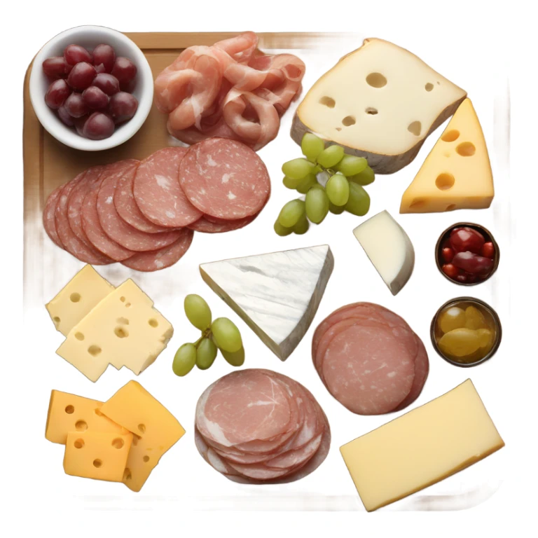 Charcuterie and cheese board sticker