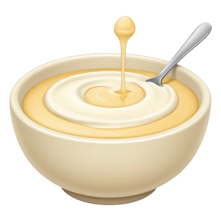cream without bowl sticker
