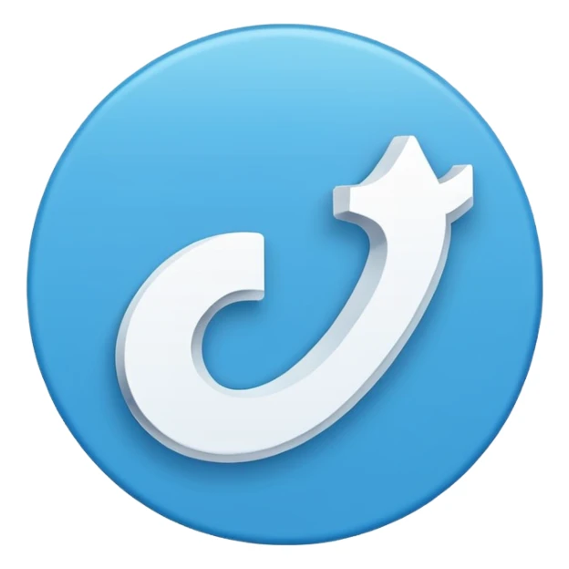 emoji centang biru putih tiktok sticker