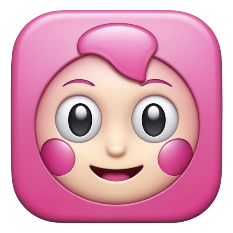 zoom app for meeting pink icon sticker