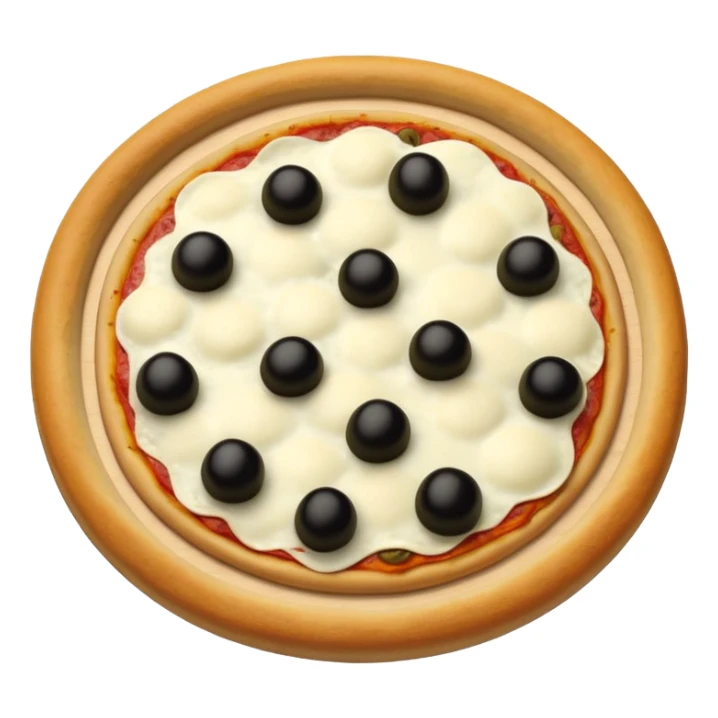 just black and green olives pizza sticker