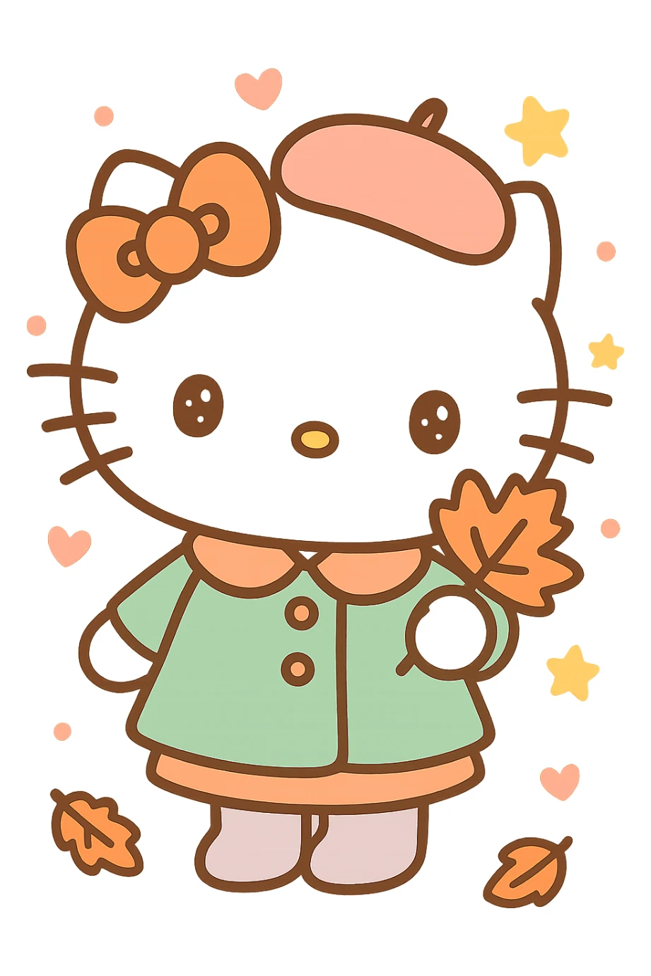 Hello Kitty Autumn Style sticker
