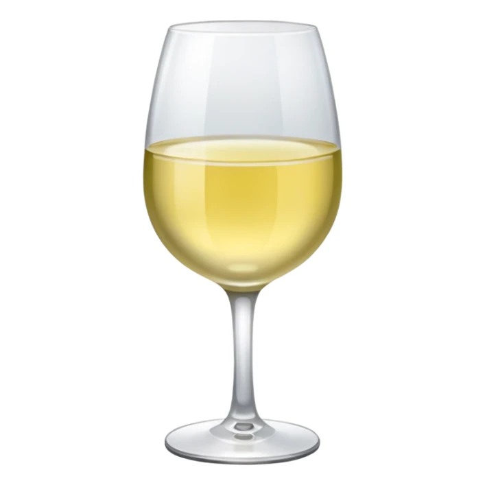 a glass of white wine sticker