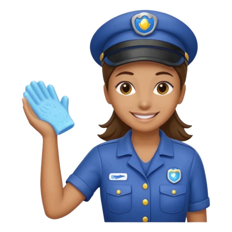 car washer woman   sticker