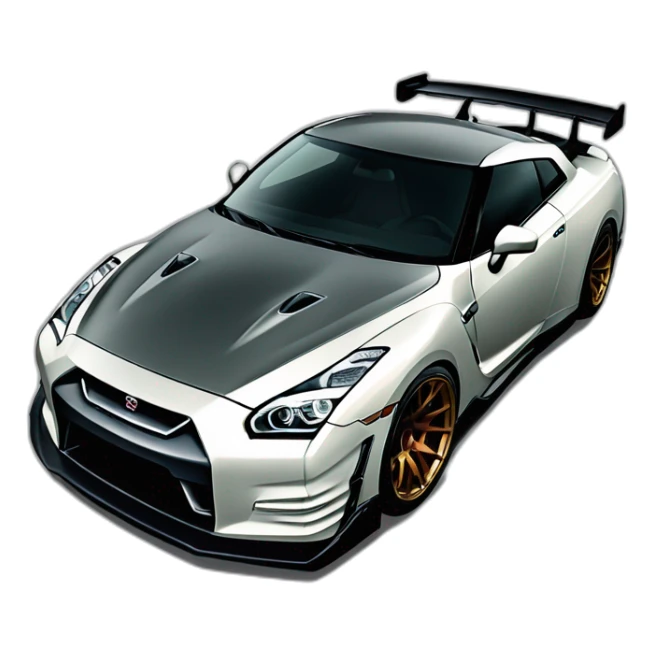 nissan gtr r35 liberty walk sticker