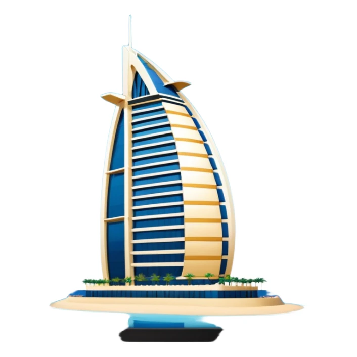 burj al arab sticker