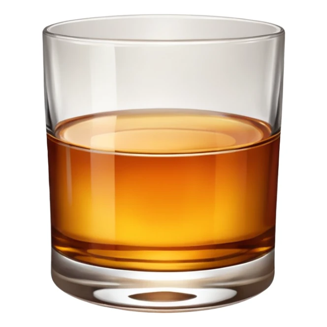 glass of whiskey, no splashes sticker
