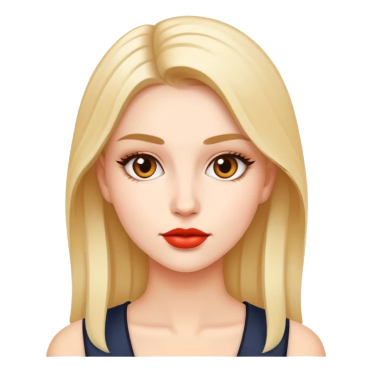 fashionable young woman sticker