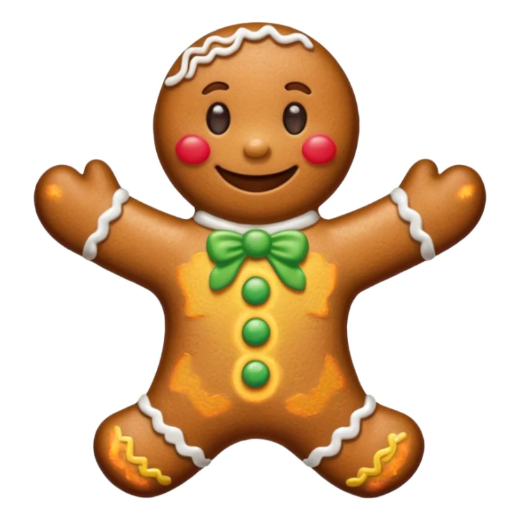 Omino di pan di zenzero  più bello sticker