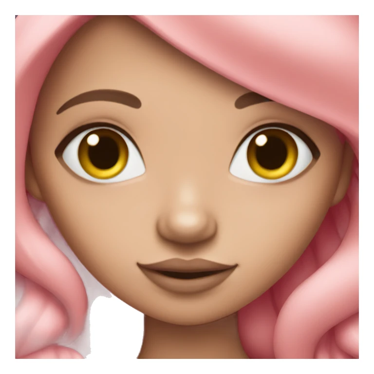 Fair skin pink mermaid sticker