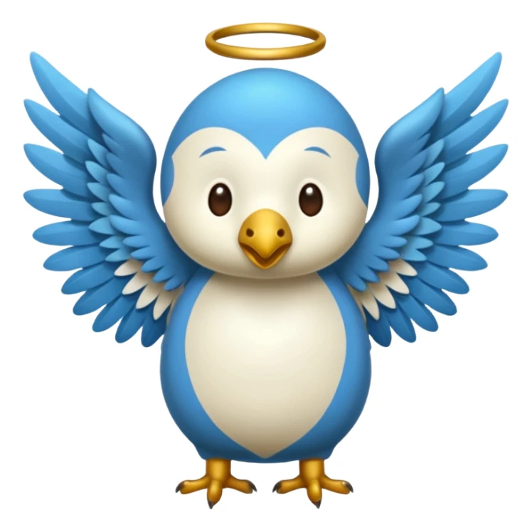 un animal ange de mongolie sticker