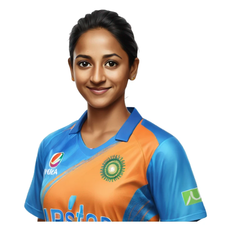 Harmanpreet kaur in indian jersy sticker