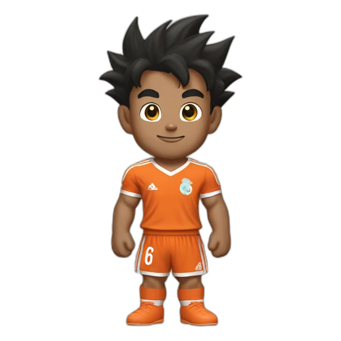 Son Goku avec un maillot de Liverpool sticker