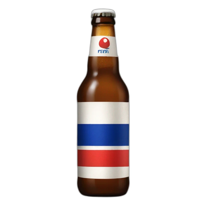 Rugby France Beer sticker