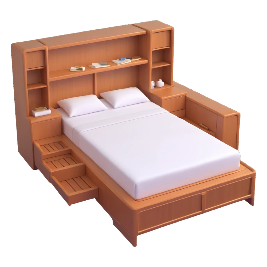 luxury yacht cabin bed sticker