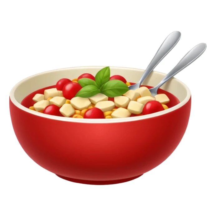 healthy bowl red bowl sticker