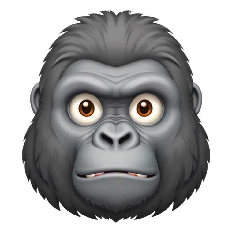 A gorilla with tacuache haircut  sticker