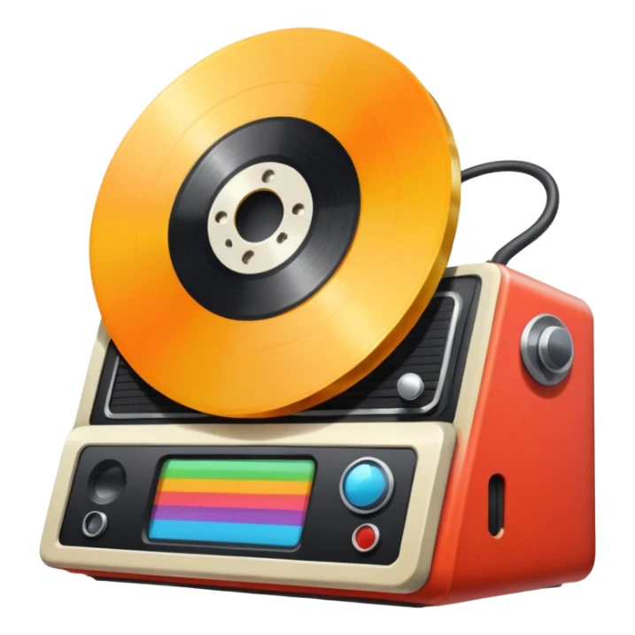 mac os icon physical film 60s recording sticker