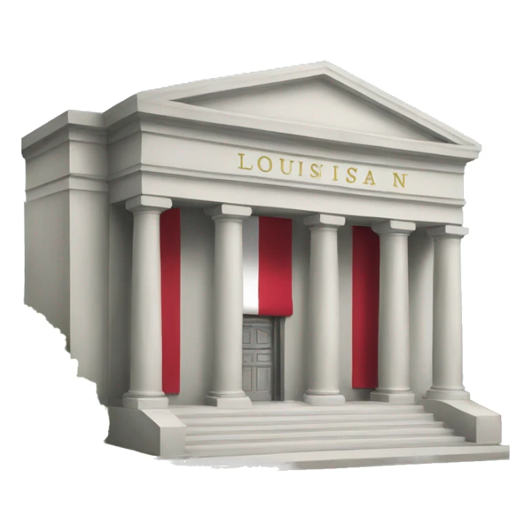 bank with the louisiana flag sticker
