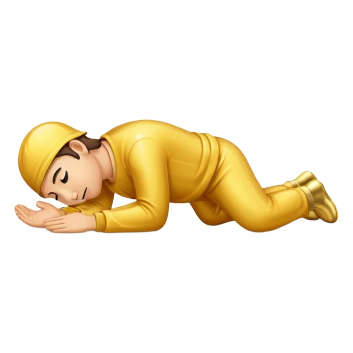 prostration emoji sticker