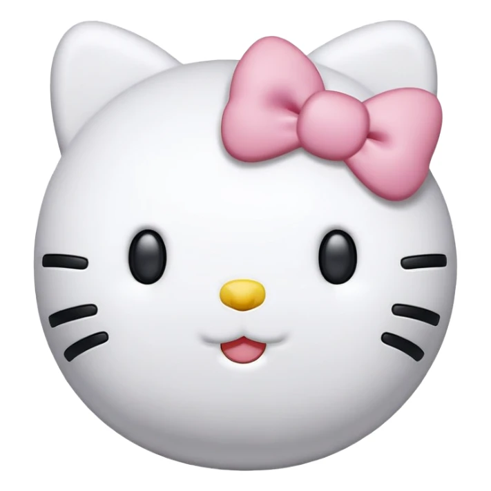 Hello kitty plush sticker