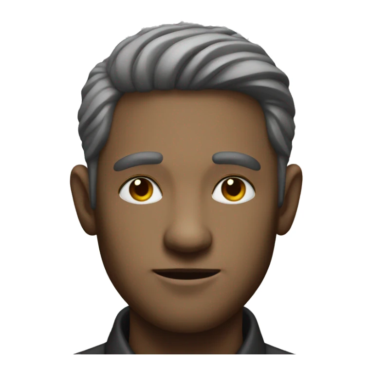 monochrome portrait of a man sticker