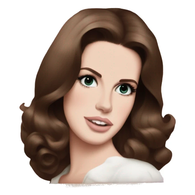 vintage pale pink picture frame of lana del rey  sticker