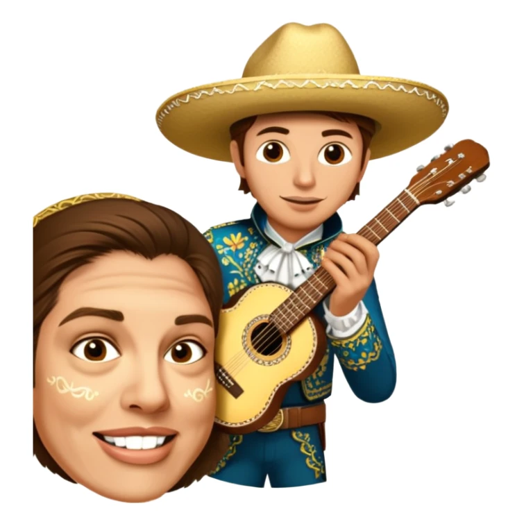 Mariachi Guitarist sticker