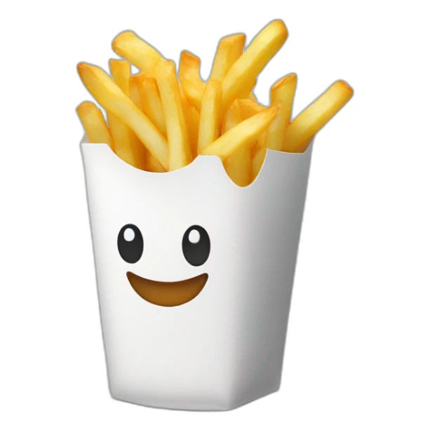 paquet de frites mayonnaise sticker