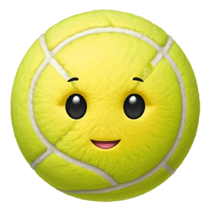 tennis ball with female gender sign sticker