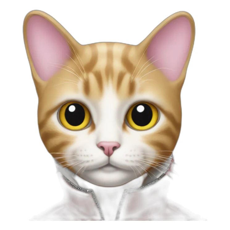 Balenciaga fashionable cat sticker