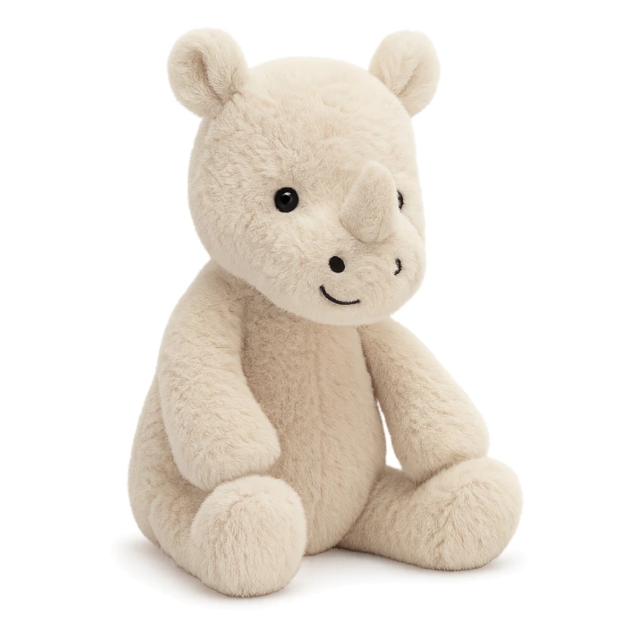 jellycat stuffed plush baby white rhinoceros sticker