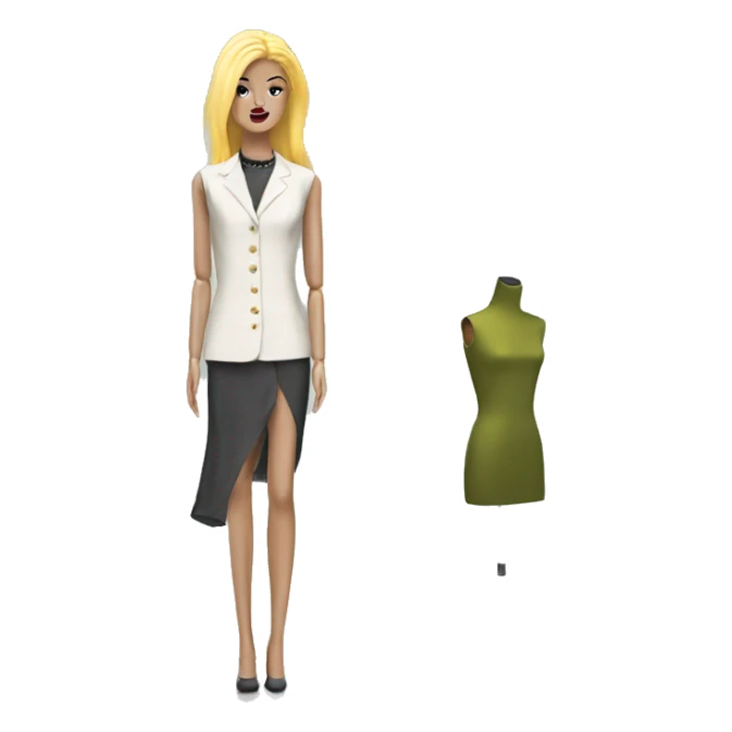 Fashion school mannequin  sticker