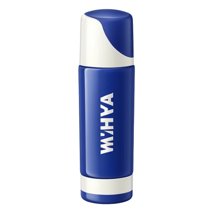 generate an ios genmoji of a NIVEA lip balm sticker