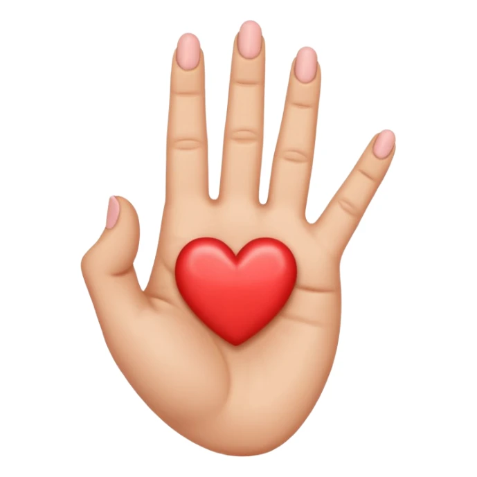 A middle finger inside a heartshaoed hand sign like these combined 🫶🏻🖕🏻 sticker