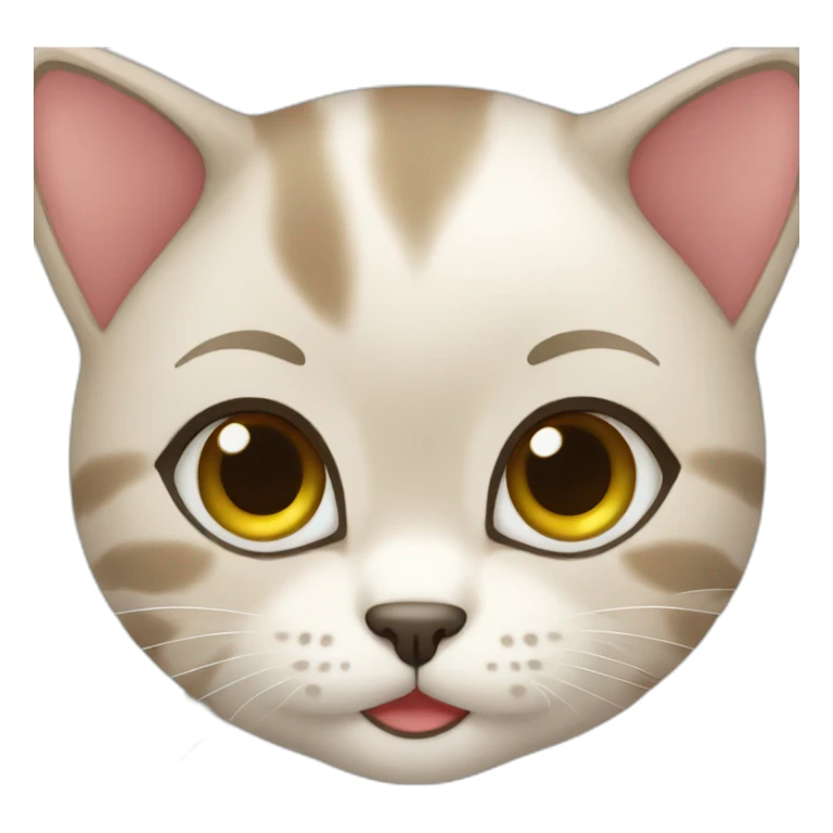 filipino girl kitten sticker