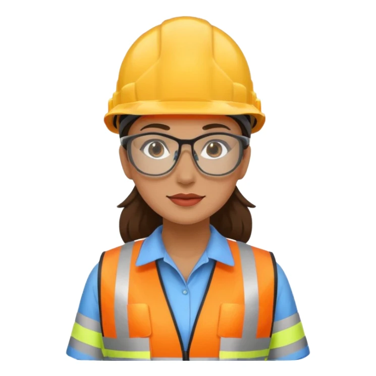 Occupational safety and health или labor protection woman sticker